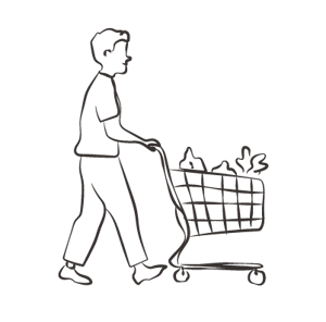 MAN WITH TROLLEY